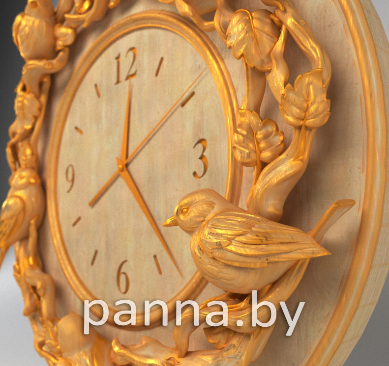 Часы Птицы фото 47